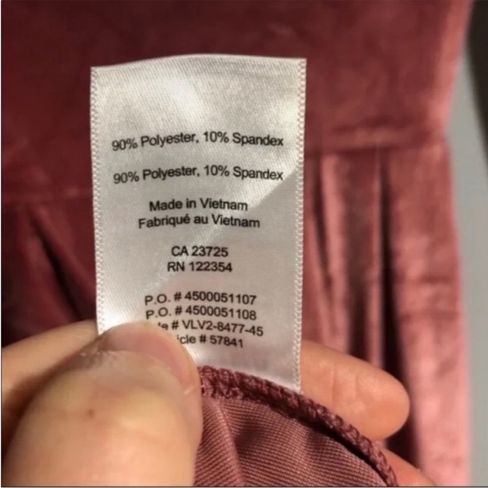 Aritzia Talula Lambeth Velvet Dress - Picture 5 of 6
